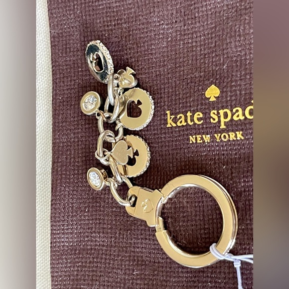 Kate Spade | NEW Pave Spade Charm Key Chain - Picture 5 of 5